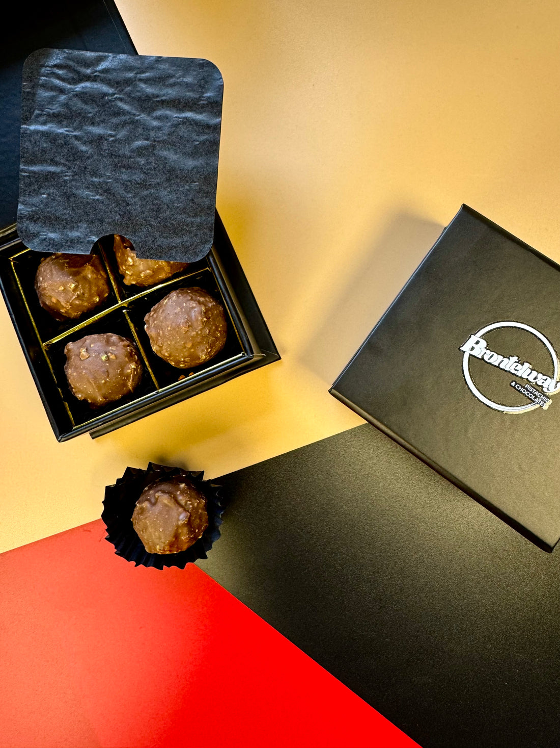 Salty Pistachio Caramel Truffles